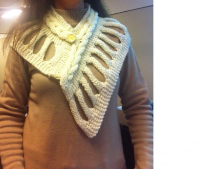 Bufanda blanco invierno $4.000