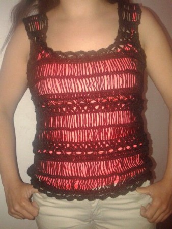 Polera horquilla negra $6.000